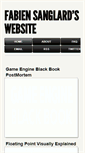 Mobile Screenshot of fabiensanglard.net